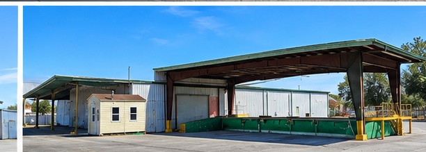 Front access to the Lake Wales warehouse