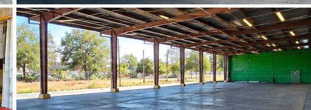 Open covered operational area
